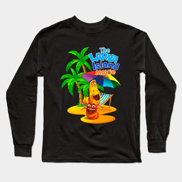 Larva Island Long Sleeve T-Shirt by Scud"